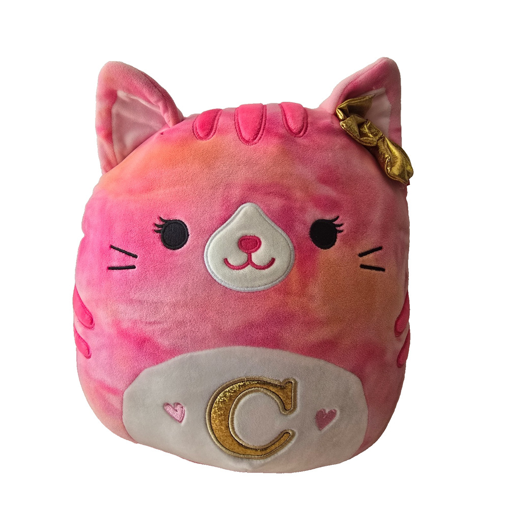 Squishmallow's 2021 "Claudella" The Cat Pink Gold C 14" Plush Stuffed Toy